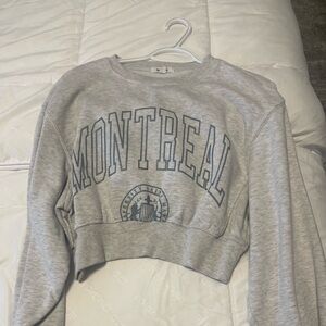 Garage cropped sweatshirt